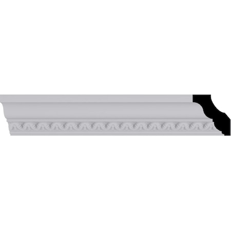 Ekena Millwork 1 1/2"H x 1 3/8"P x 2"F x 94 1/2"L Emery Crown Moulding MLD02X01X02EM